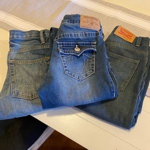 Boys jeans (3 Pair) True Religion, Levi’s, Gap